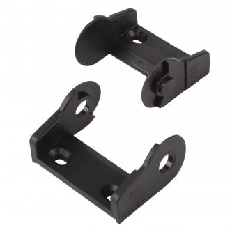 Set of 2400/2500/2450/2480 series chain connection elements, pivoting without a comb